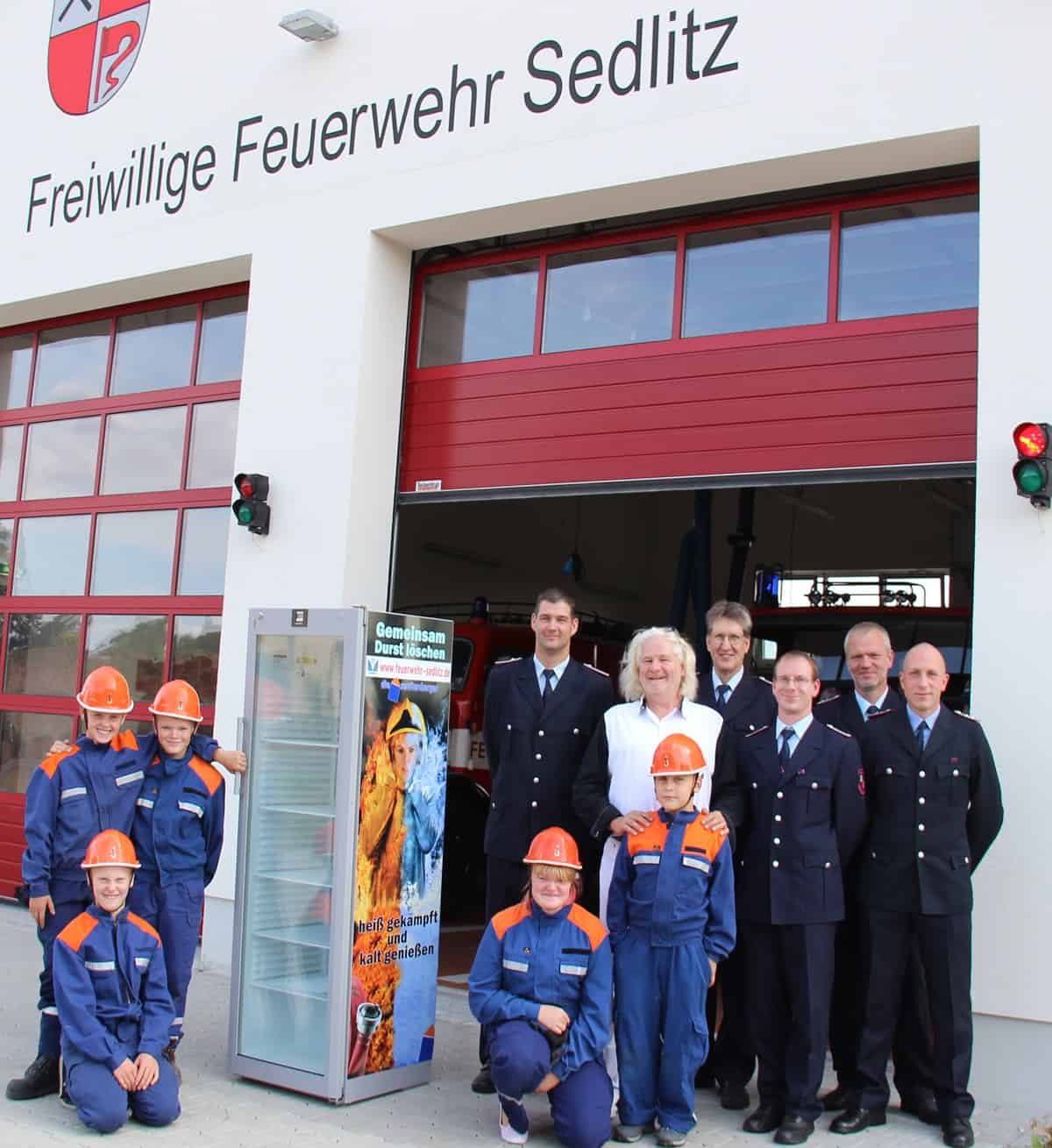 Ein Bild der freiwilligen Feuerwehr Sendlitz.