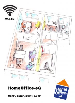 HomeOffice-eG Büro ausgestattet WLAN Senftenberg